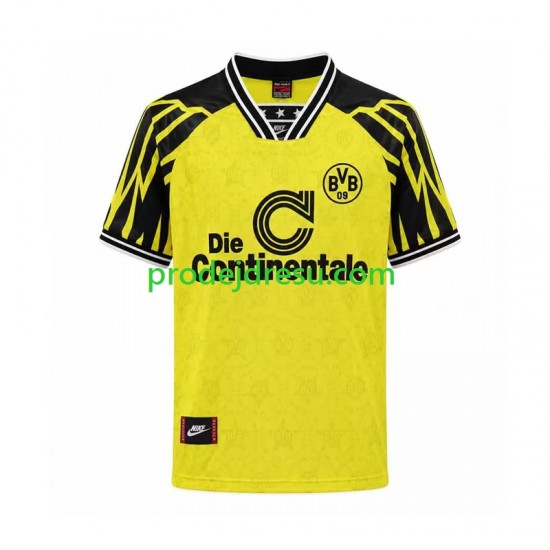 Borussia Dortmund Dresy Fotbal Retro Muž Domácí 1994 Krátký rukáv