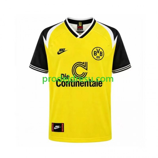 Borussia Dortmund Dresy Fotbal 1995 Retro Muž Domácí Krátký rukáv
