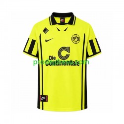 Borussia Dortmund Dresy Fotbal 1996 Retro Muž Domácí Krátký rukáv