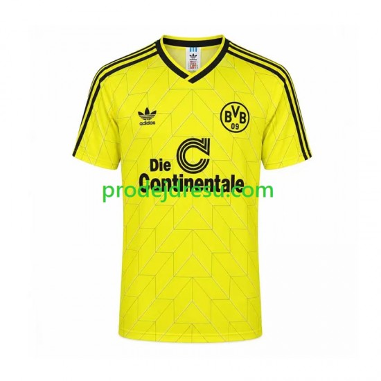 Borussia Dortmund Dresy Fotbal Retro Muž Domácí 1998 Krátký rukáv