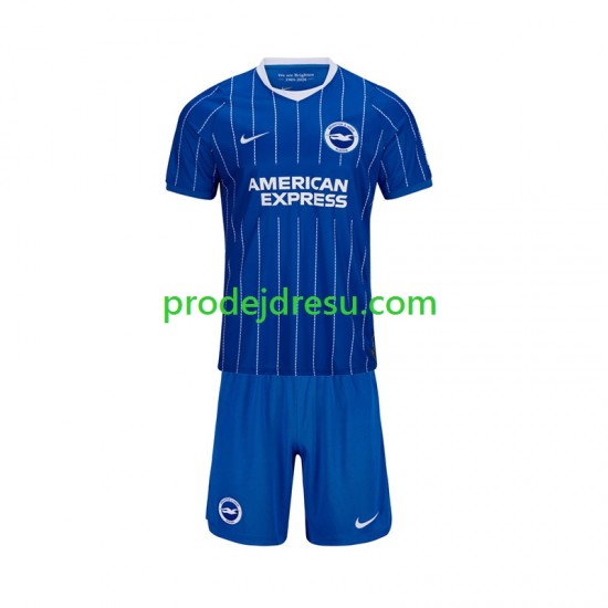 Brighton & Hove Albion Dresy Fotbal Dětský Domácí 2026-2027 Krátký rukáv