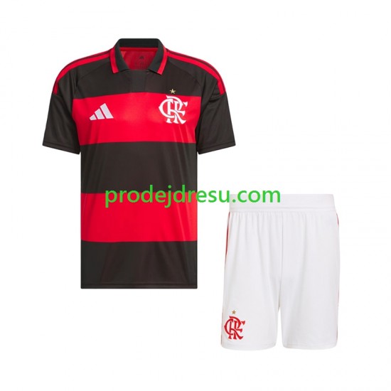 CR Flamengo Dresy Fotbal Dětský Domácí 2026-2027 Krátký rukáv