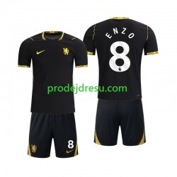 Dresy Fotbal Chlesea Enzo Fernandez 8 Dětský Venkovní 2026-2027 Krátký rukáv