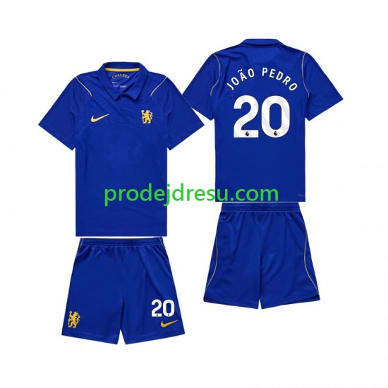 Dresy Fotbal Chlesea Joao Pedro 20 Dětský Domácí 2026-2027 Krátký rukáv
