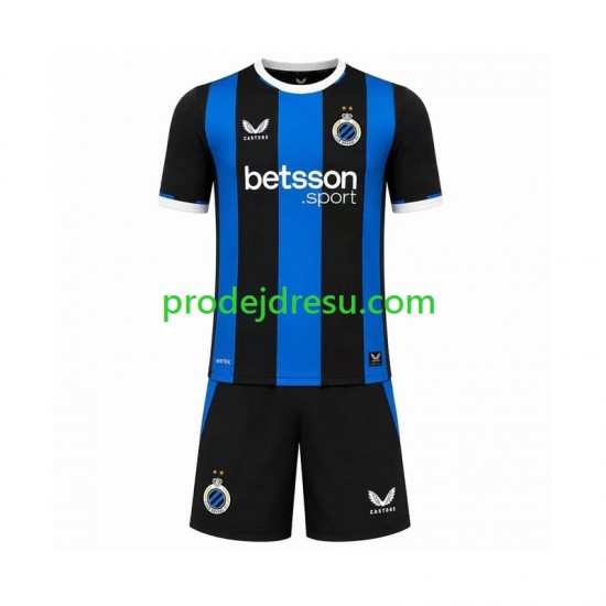 Club Brugge Dresy Fotbal Dětský Domácí 2026-2027 Krátký rukáv