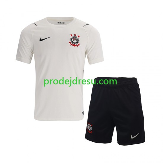 Corinthians Dresy Fotbal Dětský Domácí 2026-2027 Krátký rukáv
