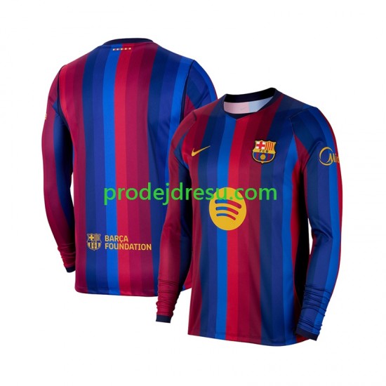 FC Barcelona Dresy Fotbal Muž Domácí 2026-2027 Dlouhý rukáv