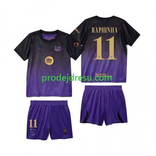 FC Barcelona Dresy Fotbal Raphinha 11 Dětský Venkovní 2026-2027 Krátký rukáv