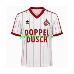 FC Köln Dresy Fotbal 1982 1983 Retro Muž Domácí Krátký rukáv FC Köln Dresy Fotbal 1982 1983 Retro Muž Domácí Krátký rukáv