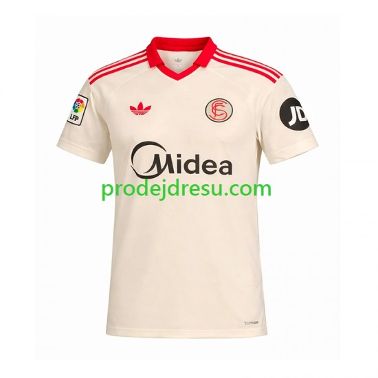 Sevilla FC Dresy Fotbal Retro Muž Domácí 2025-2026 Krátký rukáv