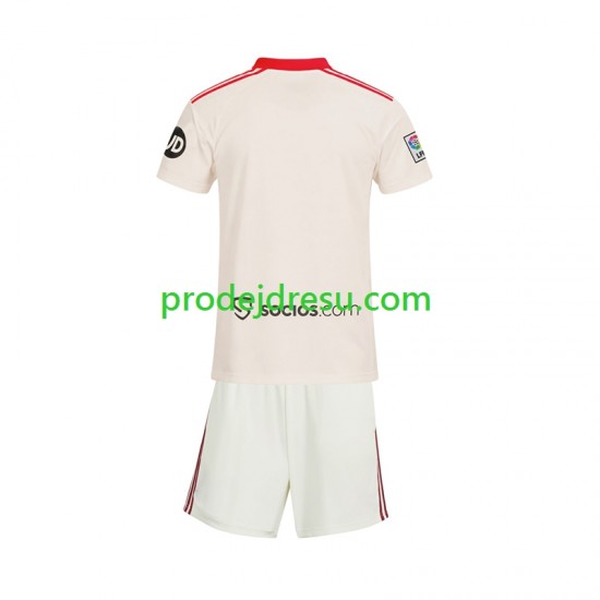 Sevilla FC Dresy Fotbal Retro Dětský Domácí 2025-2026 Krátký rukáv