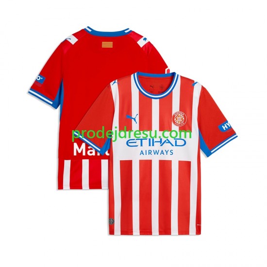 Dresy Fotbal Girona Muž Domácí 2026-2027 Krátký rukáv