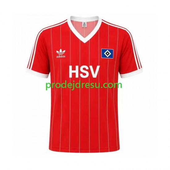 Hamburger SV Dresy Fotbal 1983 Retro Muž Venkovní Krátký rukáv