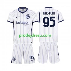 Inter Milán Dresy Fotbal Alessandro Bastoni 95 Dětský Venkovní 2026-2027 Krátký rukáv