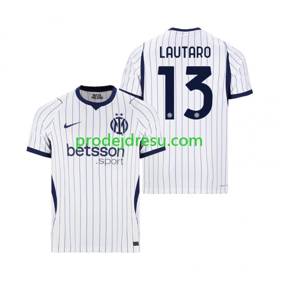 Inter Milán Dresy Fotbal Lautaro Martinez 13 Muž Venkovní 2026-2027 Krátký rukáv