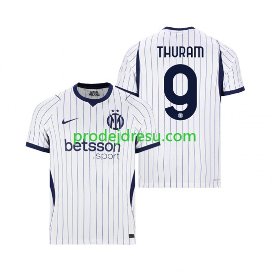 Inter Milán Dresy Fotbal Marcus Thuram 9 Muž Venkovní 2026-2027 Krátký rukáv
