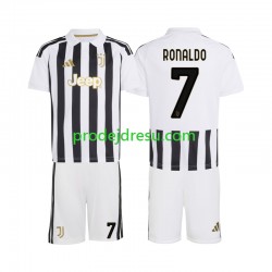 Juventus Dresy Fotbal Cristiano Ronaldo 7 Dětský Domácí 2026-2027 Krátký rukáv