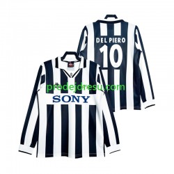 Juventus Dresy Fotbal DEL PIERO 10 1997 Retro Muž Domácí Dlouhý rukáv