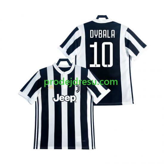 Juventus Dresy Fotbal DYBALA 21 2017 2018 Retro Muž Domácí Krátký rukáv