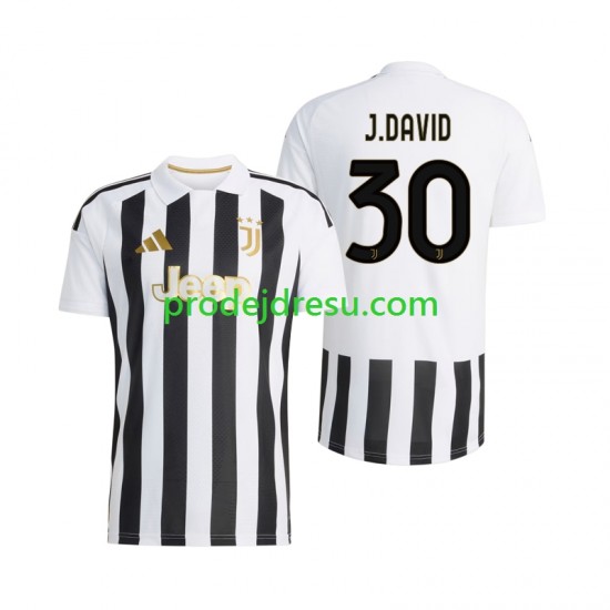 Juventus Dresy Fotbal Jonathan David 30 Muž Domácí 2026-2027 Krátký rukáv