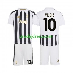 Juventus Dresy Fotbal Kenan Yildiz 10 Dětský Domácí 2026-2027 Krátký rukáv