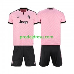 Juventus Dresy Fotbal Dětský Venkovní 2026-2027 Krátký rukáv