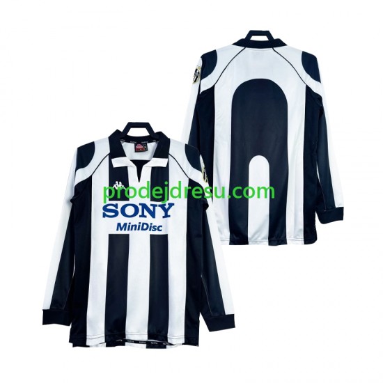 Juventus Dresy Fotbal 1997 Retro Muž Domácí 1998 Dlouhý rukáv