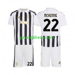 Juventus Dresy Fotbal Weston McKennie 22 Dětský Domácí 2026-2027 Krátký rukáv