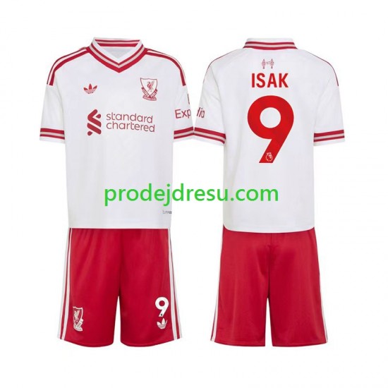 Liverpool Dresy Fotbal Alexander Isak 9 Dětský Venkovní 2026-2027 Krátký rukáv