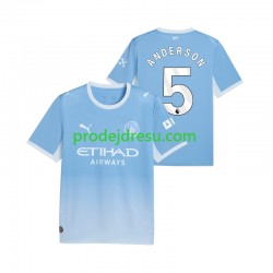 Manchester City Dresy Fotbal Elliot Anderson 5 Muž Domácí 2026-2027 Krátký rukáv