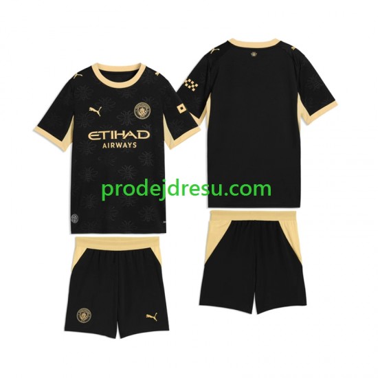 Manchester City Dresy Fotbal Dětský Venkovní 2026-2027 Krátký rukáv