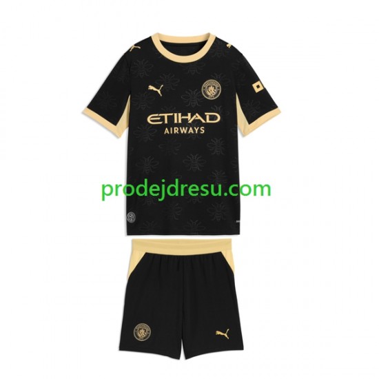 Manchester City Dresy Fotbal Dětský Venkovní 2026-2027 Krátký rukáv