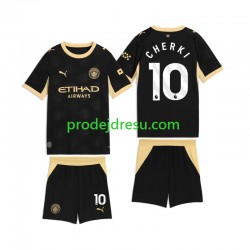 Manchester City Dresy Fotbal Rayan Cherki 10 Dětský Venkovní 2026-2027 Krátký rukáv
