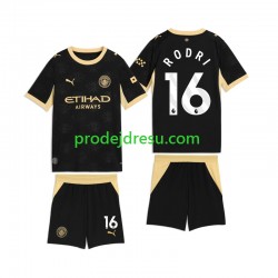 Manchester City Dresy Fotbal Rodri 16 Dětský Venkovní 2026-2027 Krátký rukáv