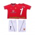 Manchester United Dresy Fotbal BECKHAM 7 2000 Retro Dětský Domácí 2002 Krátký rukáv