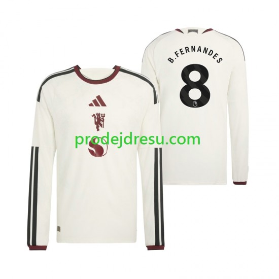 Manchester United Dresy Fotbal Bruno Fernandes 8 Muž Alternativní 2026-2027 Dlouhý rukáv