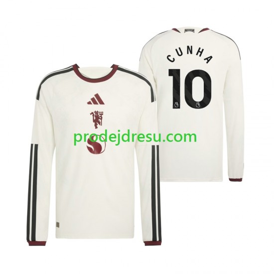 Manchester United Dresy Fotbal Matheus Cunha 10 Muž Alternativní 2026-2027 Dlouhý rukáv