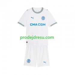 Olympique Marseille Dresy Fotbal Dětský Domácí 2026-2027 Krátký rukáv