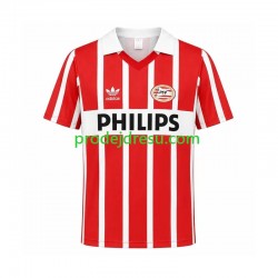 PSV Eindhoven Dresy Fotbal 1990 Retro Muž Domácí Krátký rukáv