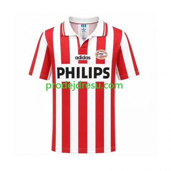 PSV Eindhoven Dresy Fotbal Retro Muž Domácí 1994 Krátký rukáv