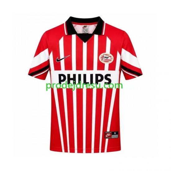 PSV Eindhoven Dresy Fotbal 1997 Retro Muž Domácí Krátký rukáv