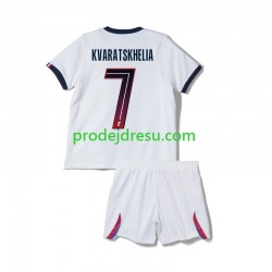 Paris Saint-Germain Dresy Fotbal Khvicha Kvaratskhelia 7 Dětský Venkovní 2026-2027 Krátký rukáv