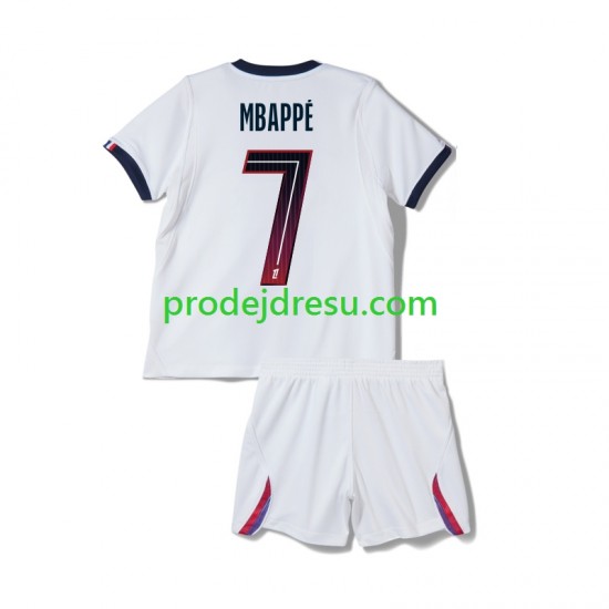 Paris Saint-Germain Dresy Fotbal Mbappé Kylian 7 Dětský Venkovní 2026-2027 Krátký rukáv