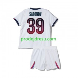 Paris Saint-Germain Dresy Fotbal Matvey Safonov 39 Dětský Venkovní 2026-2027 Krátký rukáv