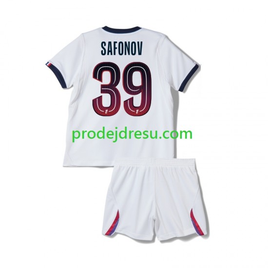 Paris Saint-Germain Dresy Fotbal Matvey Safonov 39 Dětský Venkovní 2026-2027 Krátký rukáv
