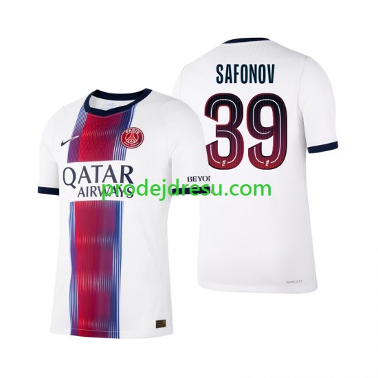 Paris Saint-Germain Dresy Fotbal Matvey Safonov 39 Muž Venkovní 2026-2027 Krátký rukáv