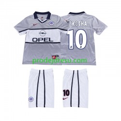 Paris Saint-Germain Dresy Fotbal OKOCHA 10 2000 2001 Retro Dětský Venkovní Krátký rukáv