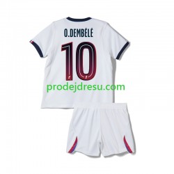 Paris Saint-Germain Dresy Fotbal Ousmane Dembele 10 Dětský Venkovní 2026-2027 Krátký rukáv
