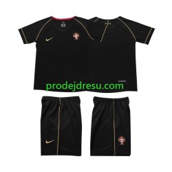 Portugalsko Dresy Fotbal Retro Dětský Venkovní 2006 Krátký rukáv