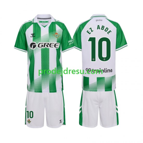Real Betis Dresy Fotbal Ez Abde 10 Dětský Domácí 2026-2027 Krátký rukáv